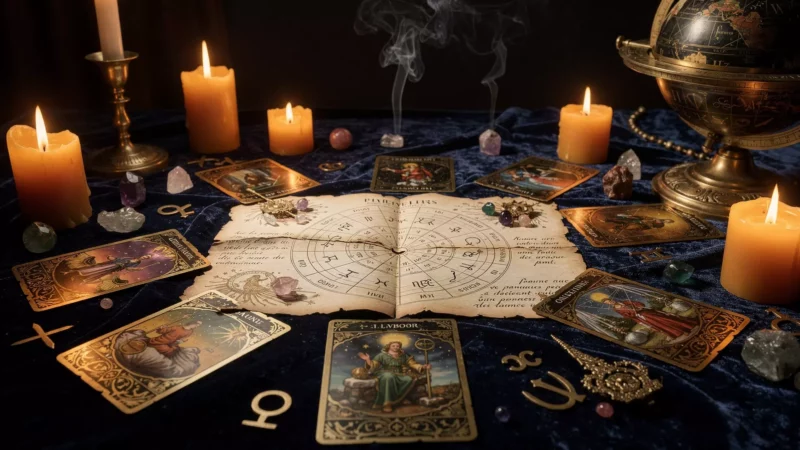 L&rsquo;astrologie divinatoire : utiliser son thème natal comme oracle personnel