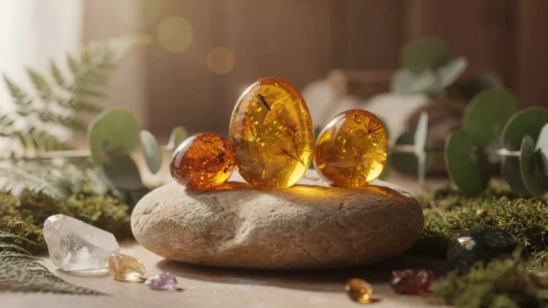 Ambre : fossile vivant aux vertus protectrices et énergétiques puissantes