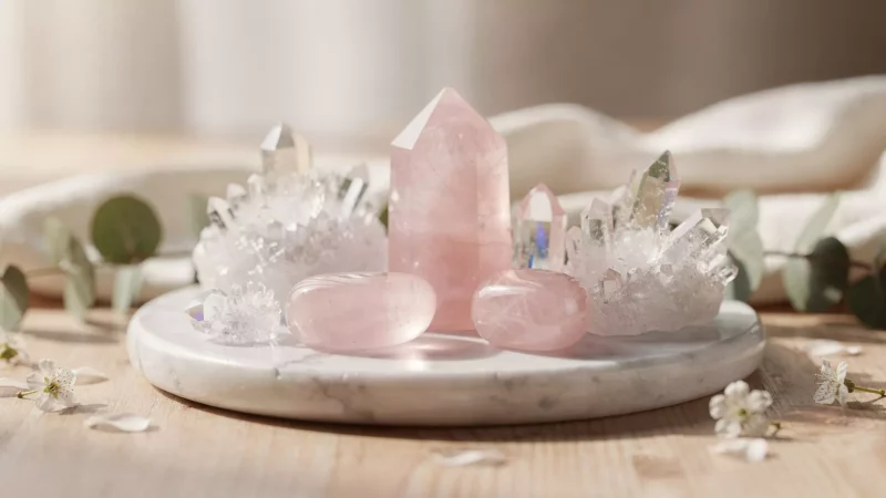Quartz rose : la pierre de l&rsquo;amour, ses bienfaits et ses usages au quotidien