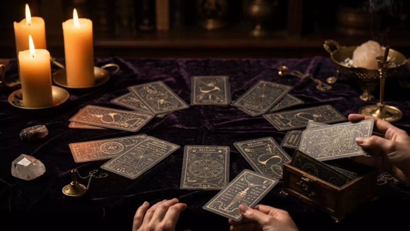 L&rsquo;oracle de Belline : origines, usage et comment tirer les cartes